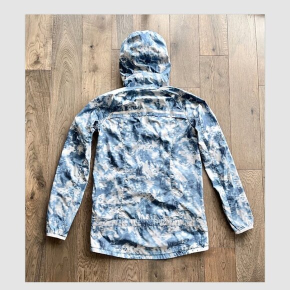 Lululemon Miss Misty II Windbreaker Jacket Size 2 Blue Tie Dye Full Zip Hoodie - Picture 7 of 11